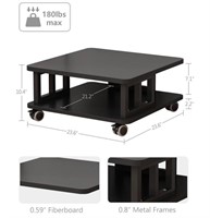 AOOSSI Mobile Printer Stand, 2-Tier Large P