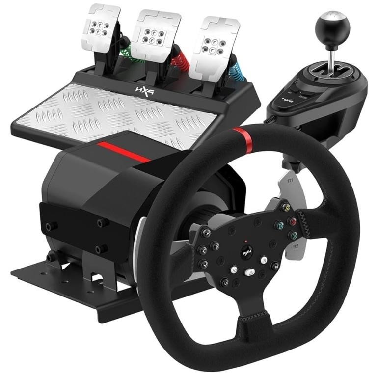 PXN Force Feedback Steering Wheel Gaming, V10
