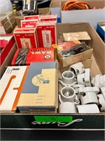 Box Lot - Vintage Electrical Accessories/Parts