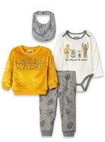 New STAR WARS Boys Infant One Piece Bodysuit Long