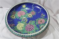 A Japanese Nippon Famille Rose Basin