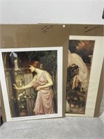 2 Poster Prints - Psyche Entering Cupids Garden