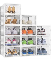 New HOMIDEC 12 Pack Shoe Storage Box, Shoe