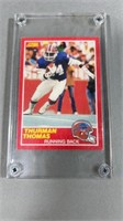 Thurman Thomas 1989 RB Score Card