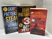 3 James Patterson Paperback Novels