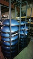 Approx 15 Blance Trainer Balls w/ Rack
