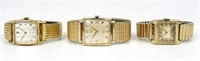 Three Vintage Watches: Longines, Elgin, Wittnauer.