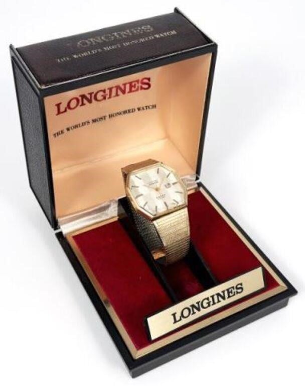 Longines Automatic Admiral Octagon Face Watch.