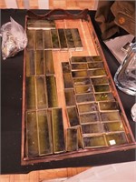 Green tiles from Victorian fireplace, 49 -3" and