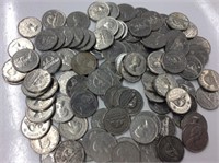 100 Canadian Nickels 1937-1981 (1 Pound)