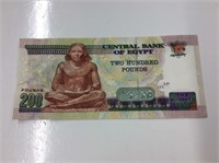 Egypt Banknote 200 Pounds Mint