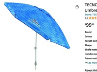 TECNOLIFE Tommy Bahama Beach Umbrella