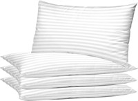 King Size Soft Pillows Set of 4  20x36in Fill
