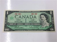 1967 Centennial of Canada $1 Bill