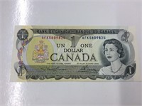 1973 Lawson/Bouey Canadian $1 Bill