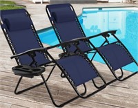 Retail$230 2pc Folding Lounge Chair