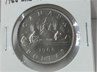1968 DHL #2 Canadian Dollar- removed from mint set