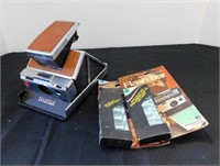 Vintage Polaroid Land Camera SX-70 & flash bars