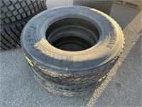 (2) 275/80R22.5 Tires