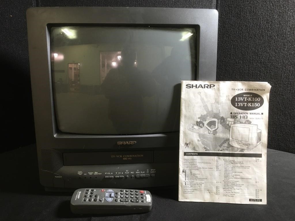 Sharp TV VCR Combination