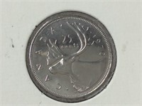 1970 sf Canadian 25 Cent (ms-66)