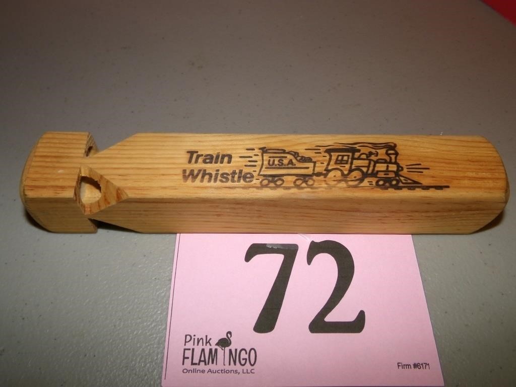 WOODEN TRAIN WHISTLE
