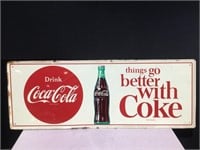 Vintage Metal Coca Cola Things Go Better with