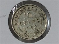 1938 Newfoundland 10 cent