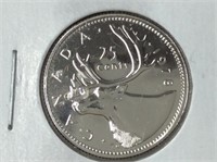 1978 Canadian 25 Cent Coin (proof)
