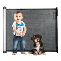 TE6516  BabySeater Retractable Baby Gate, Wide Mes