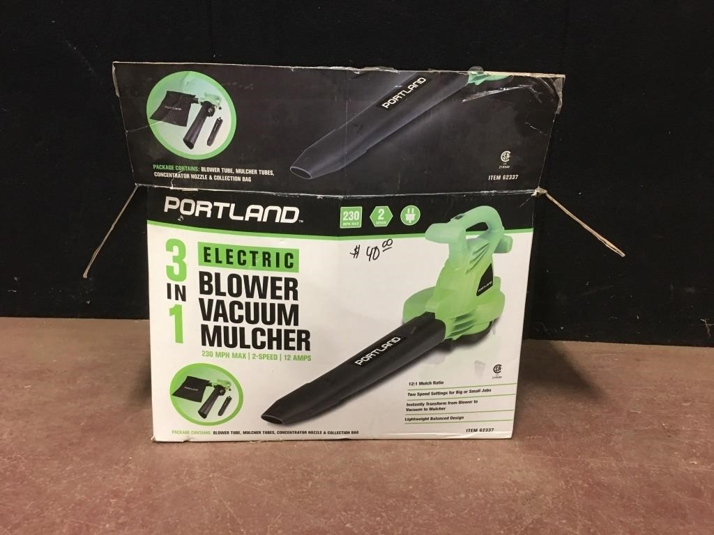 Portland Electric Blower/Vacuum