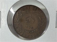 1920 Newfoundland 1 Cent Coin (f)