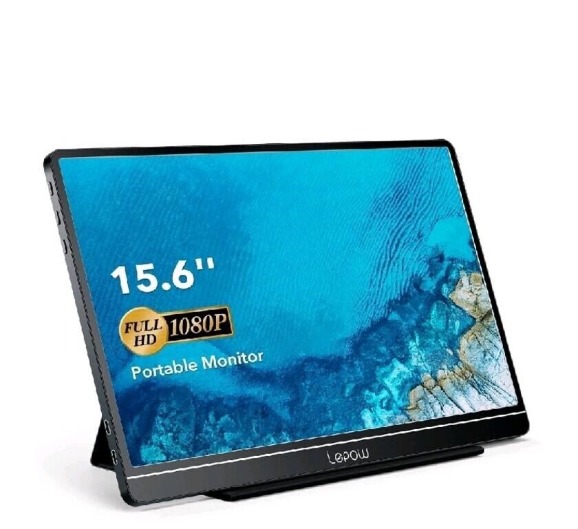 Lepow 15.6 Inch Full HD 1080P Computer Display wit