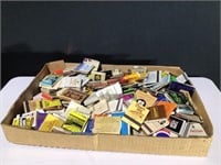 Flat of Advertising Matches Matchbook Covers Lot