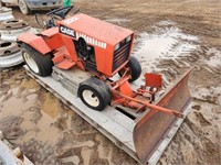 Case 222 Lawn Tractor w/ Snowplow