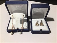 (2) Pairs of Earrings Lot