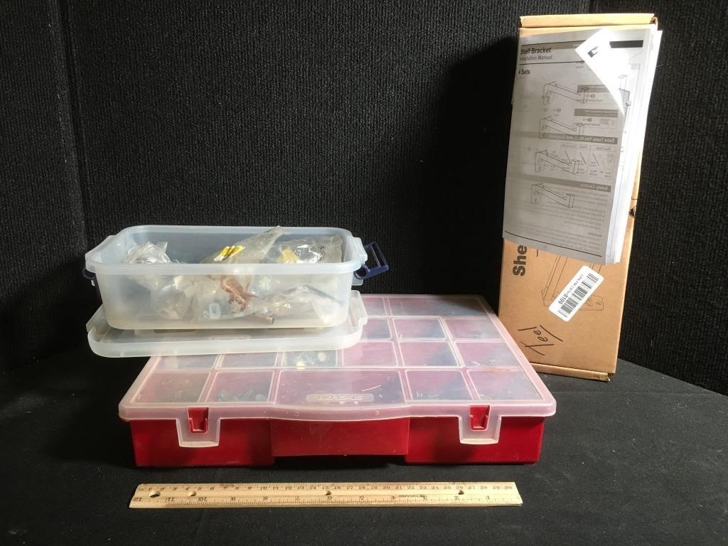 Hardware w/Organization Storage Boxes