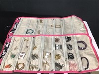 (2) Jewelry Bags & Costume Jewelry