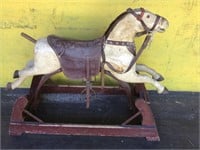 Vintage Hobby Horse Glider Rocker 29” Tall x 31”