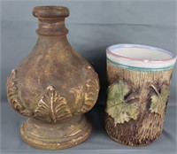 Large heavy pottery Jug & Planter