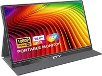 KYY Portable Monitor 15.6'' FHD 1080P USB C HDMI G