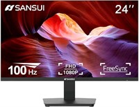 SANSUI Monitor 24 inch 100HZ FHD Computer Monitor