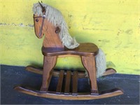 31” Wood Childs Rocking Hobby Horse