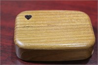 A Wooden Slide Trinket Box