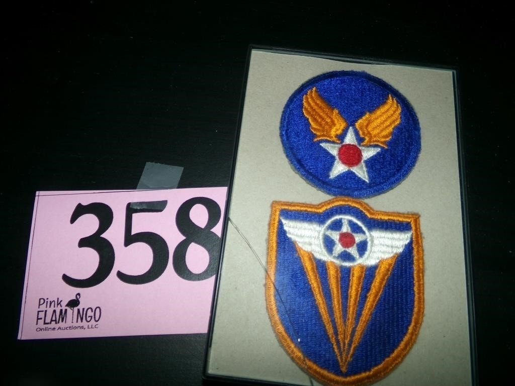 FRAMED AIR FORCE PATCHES