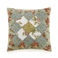 Olivia Patchwork Square 16x16in. Decorative Pillow