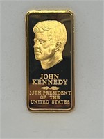 Vintage 1984 1oz President Ignot Kennedy