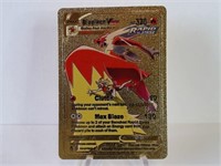 Pokemon Card Rare Gold Foil Blaziken Vmax