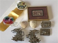 Vintage Clasps, Ribbon, Stamp