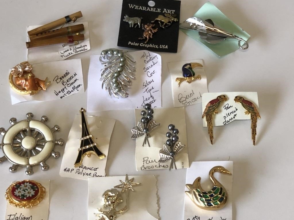 Vintage Brooches and Pins